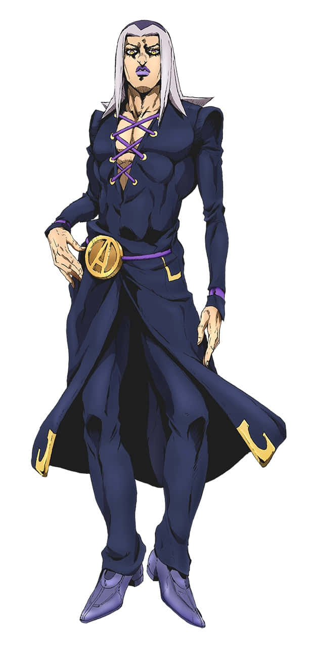 Leone Abbacchio striking a pose Wallpaper