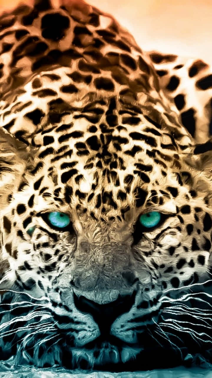 Majestætiskleopard Stående Stolt | Beskrivelse: En Nærbillede Af En Eksotisk Leopard I Dens Naturlige Miljø, Stående Stolt Og Fyldt Med Ærefrygt. | Nøgleord: Leopard, Stor Kat, Vildt Dyr, Pels, Mørkepletter, Pattedyr, Pletmønster, Fire Ben, Vred, Majestætisk, Kraftfuld, Ærefrygtindgydende, Smuk, Naturligt Miljø.