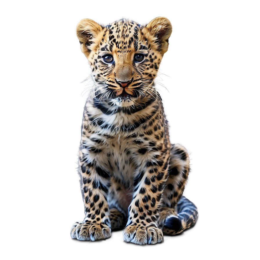Leopard Cub Playing Png Bit85 PNG
