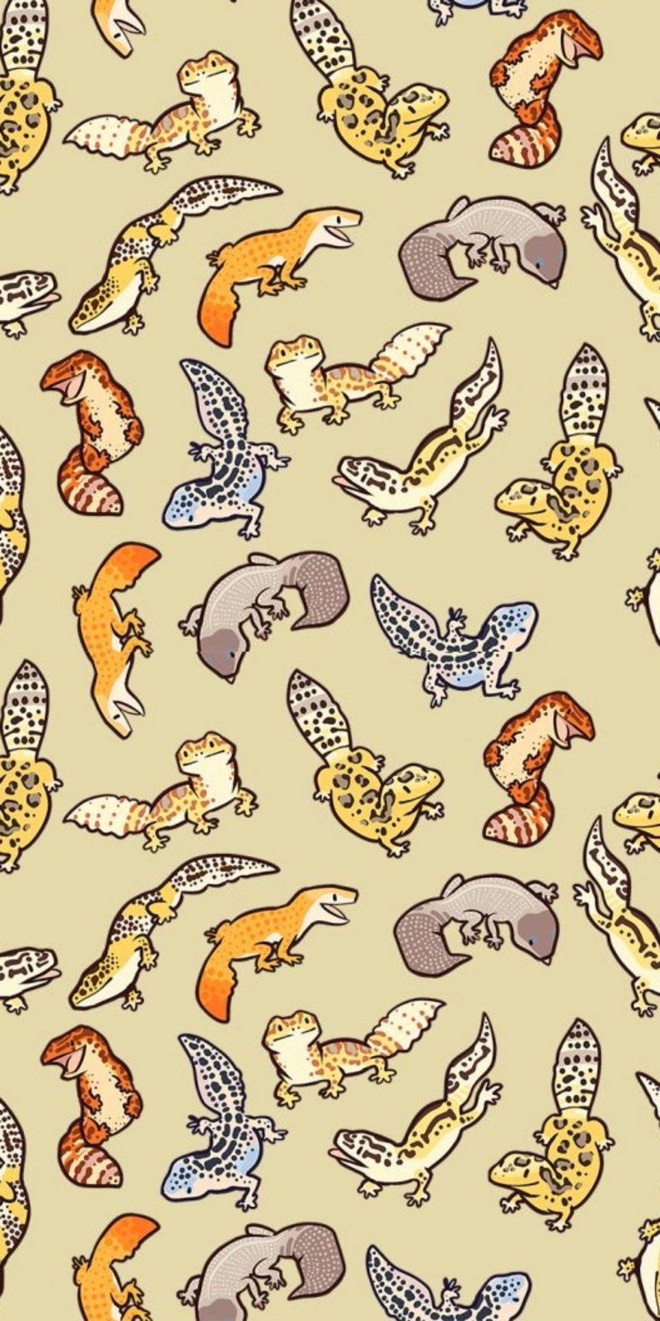 Nahaufnahmeeines Leopardengeckos Wallpaper