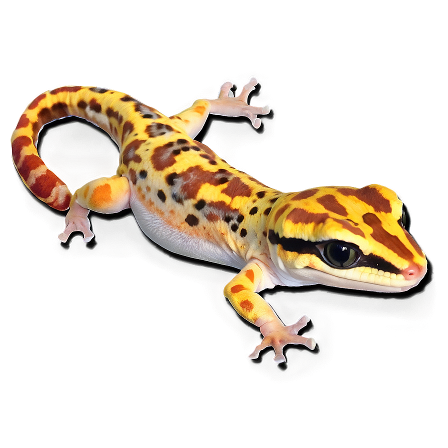 Leopard Gecko In The Dark Png 06202024 PNG