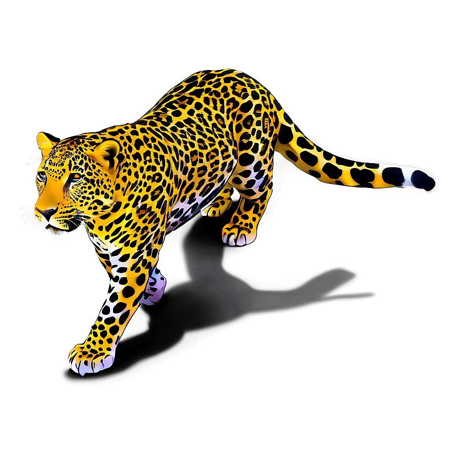 Leopard In Sunset Glow Png Jcc PNG