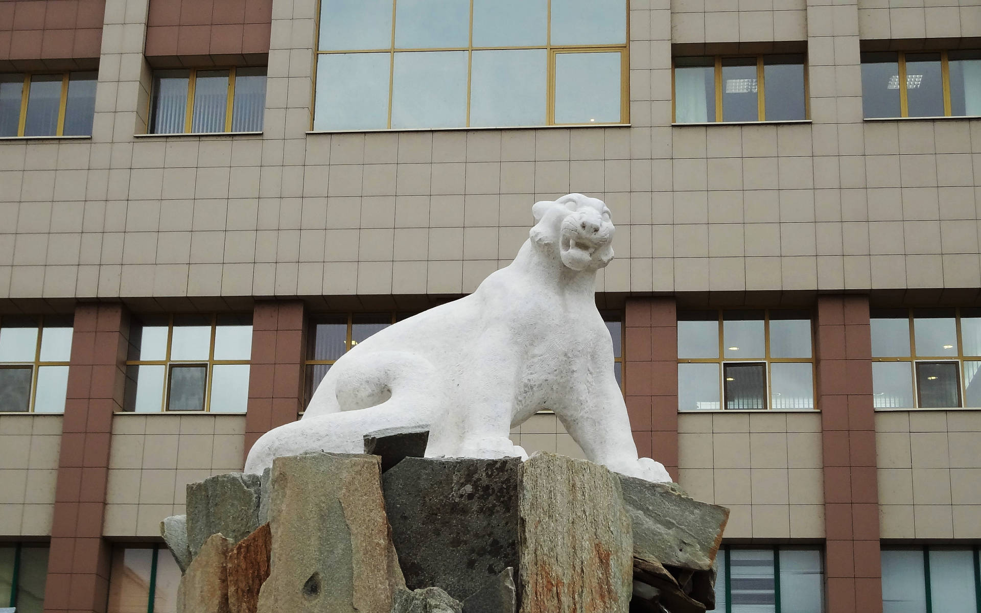 Monumentode Leopardo En Kazán Fondo de pantalla