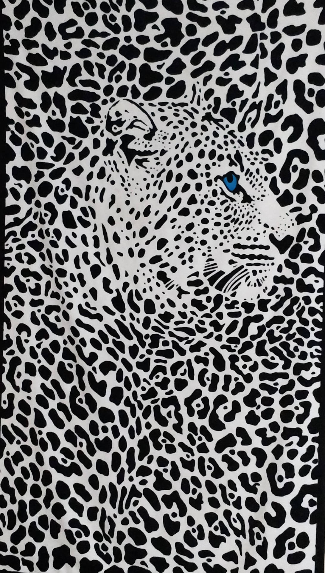 Leopard On Cute Leopard Print Wallpaper