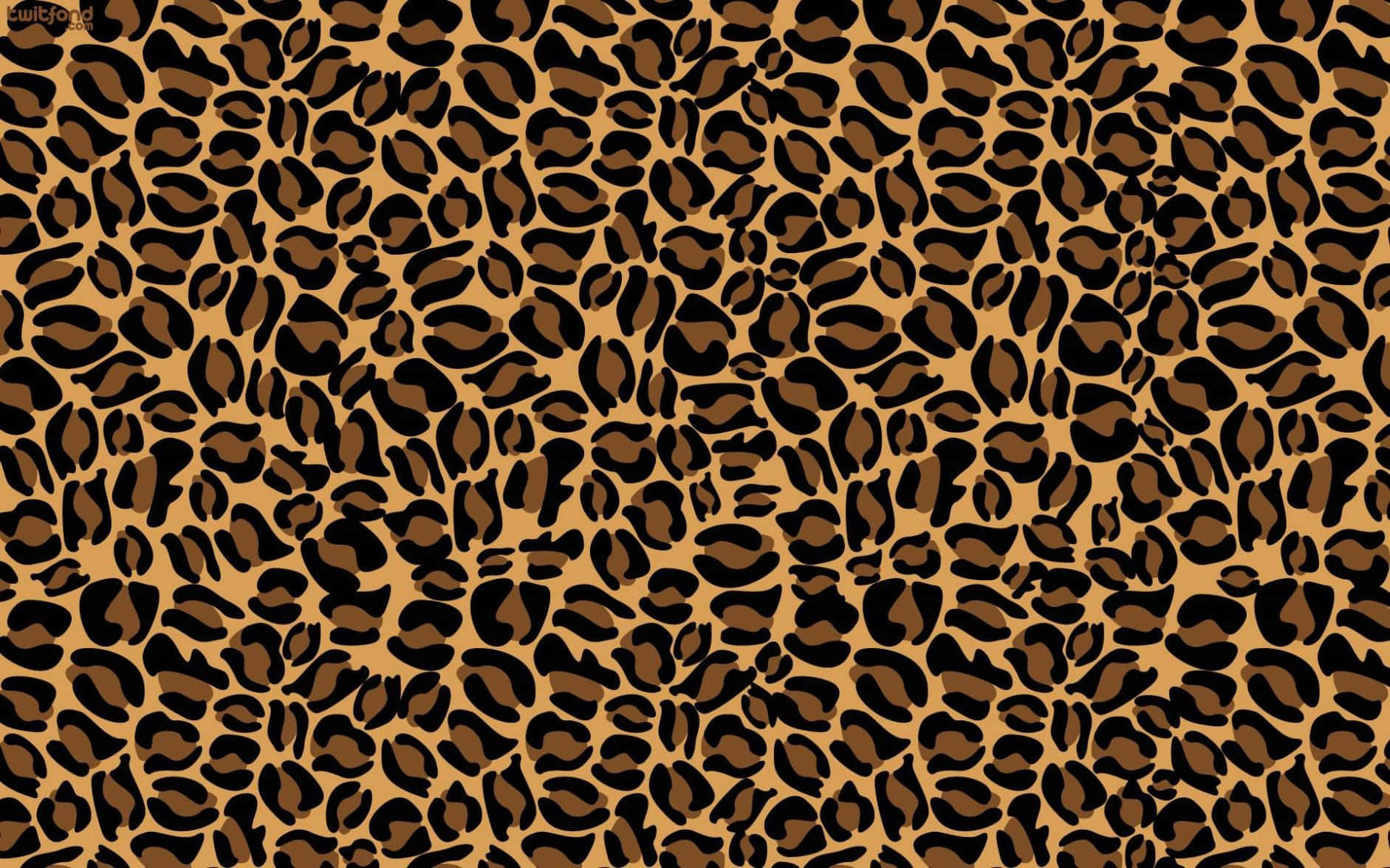 The Bold and Unique Leopard Pattern Wallpaper