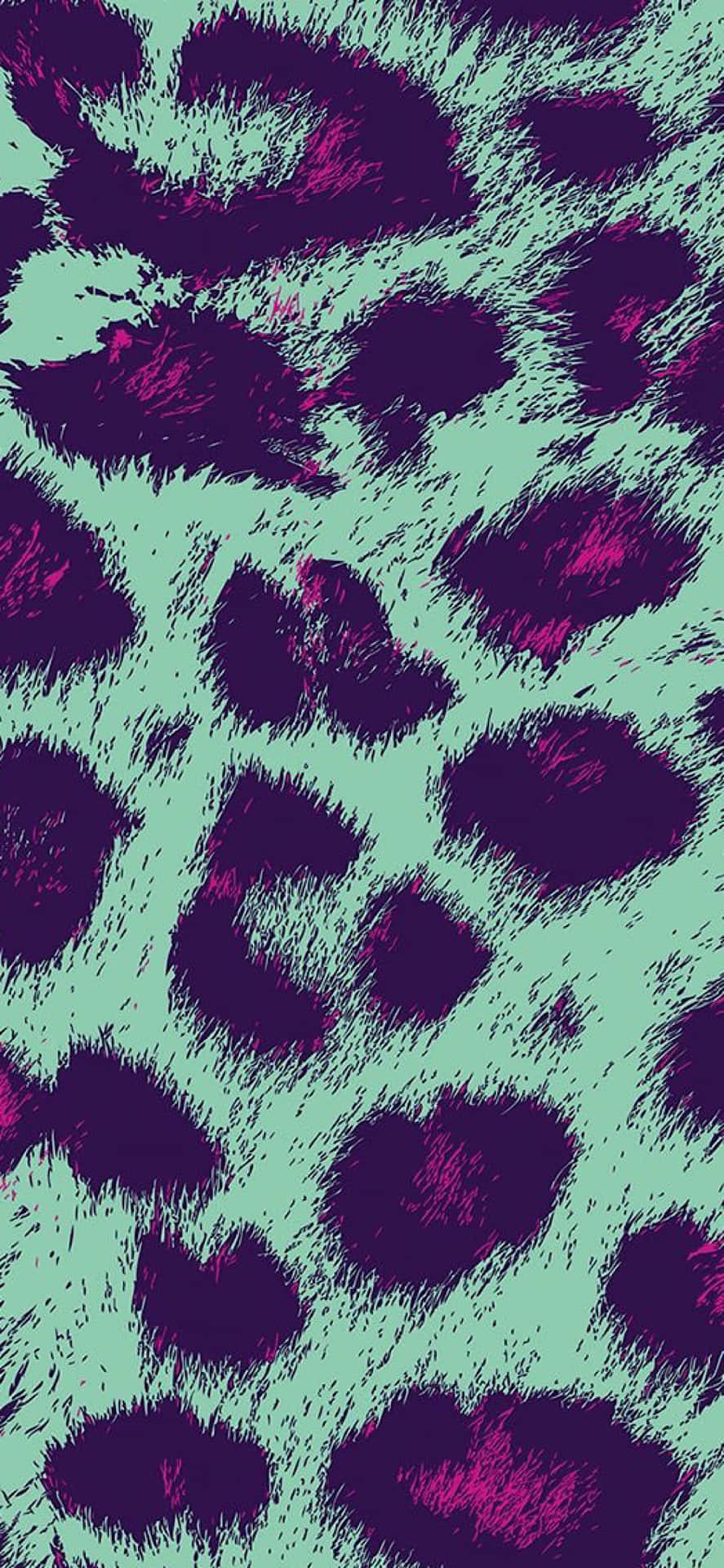 Abstract Leopard Pattern Wallpaper