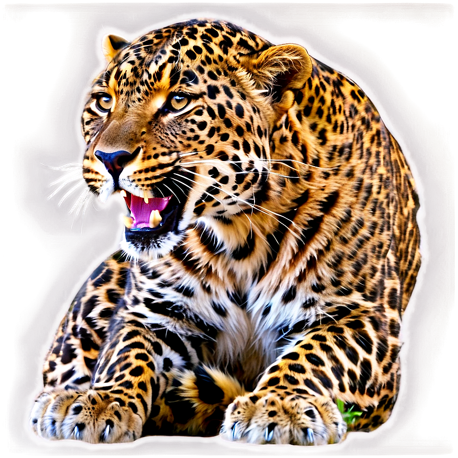 Leopard Portrait Png Nkh80 PNG