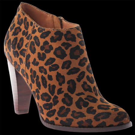 Leopard Print Ankle Boot PNG