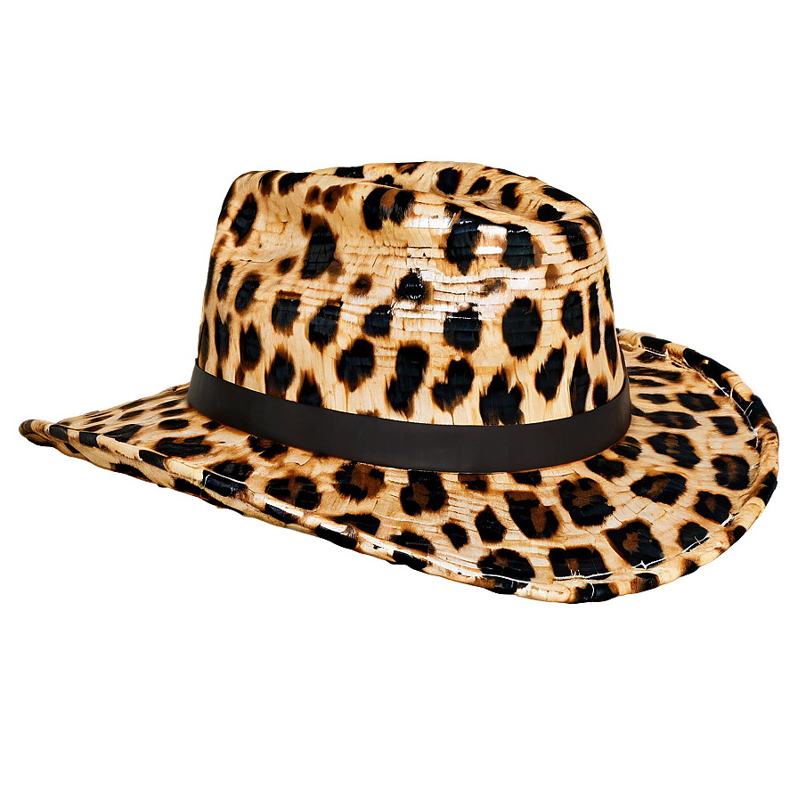 Leopard Print Cowgirl Hat Png 56 PNG