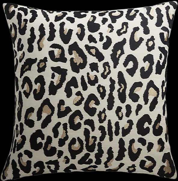 Leopard Print Cushion Cover PNG