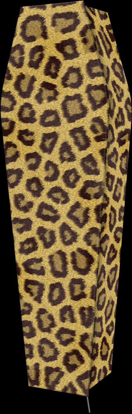 Leopard Print Pencil Skirt PNG