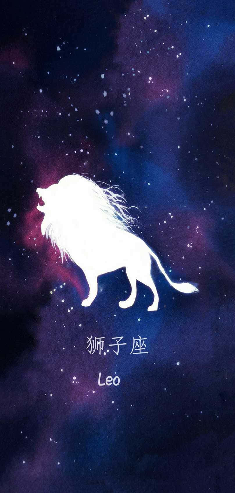 Leoruggente: Una Rappresentazione Feroce Del Segno Zodiacale Del Leone.