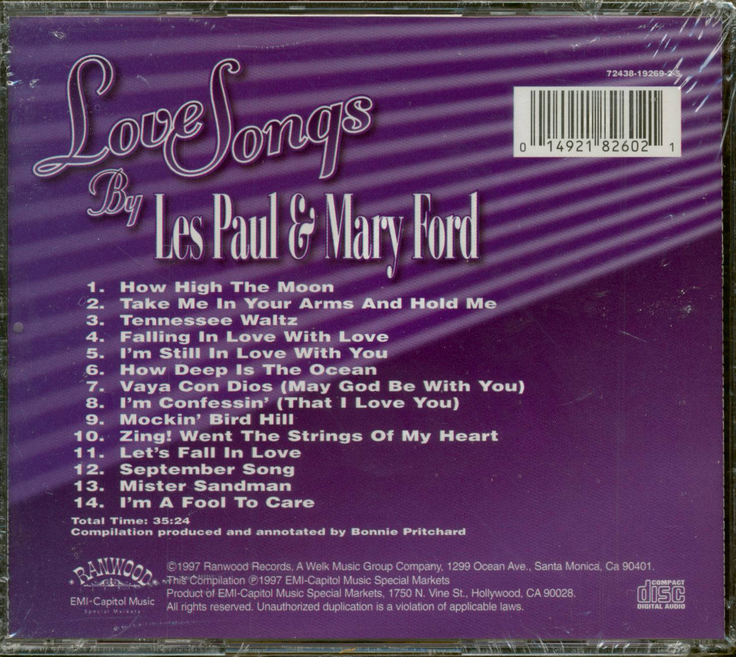 Les Paul og Mary Ford musikalske duo grafisk tapet Wallpaper