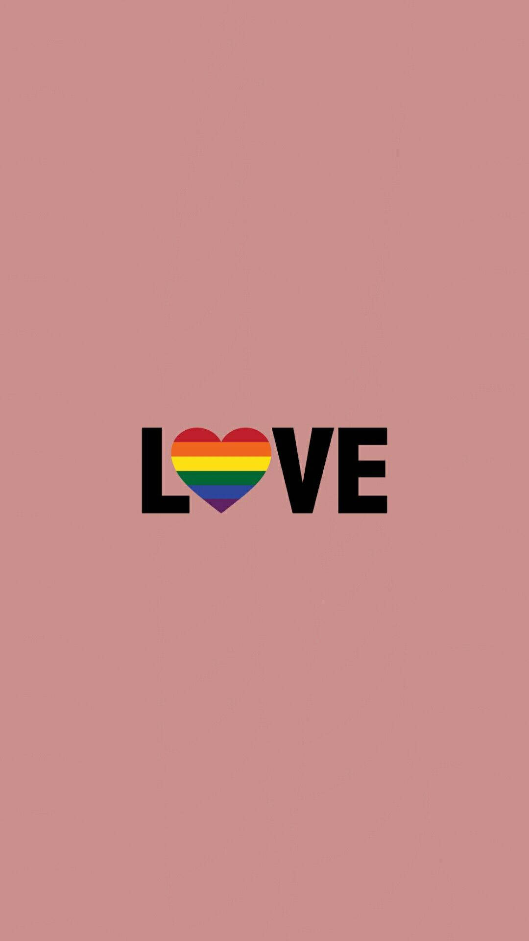 Lesbian Aesthetic Love Pride Background