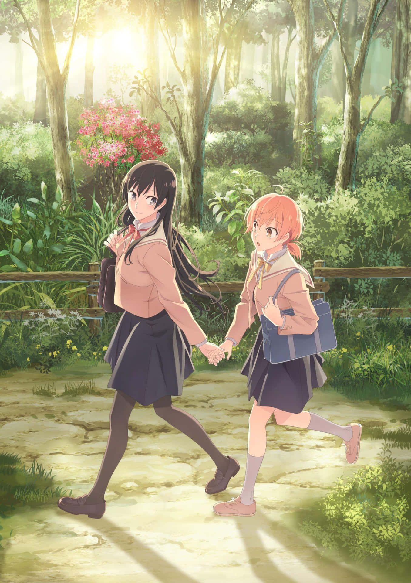 Lesbiskanime Bloom Into You Yuu Touko. (note: There Is No Context Given In The Prompt, So I've Simply Translated The Phrase As Provided.) Wallpaper