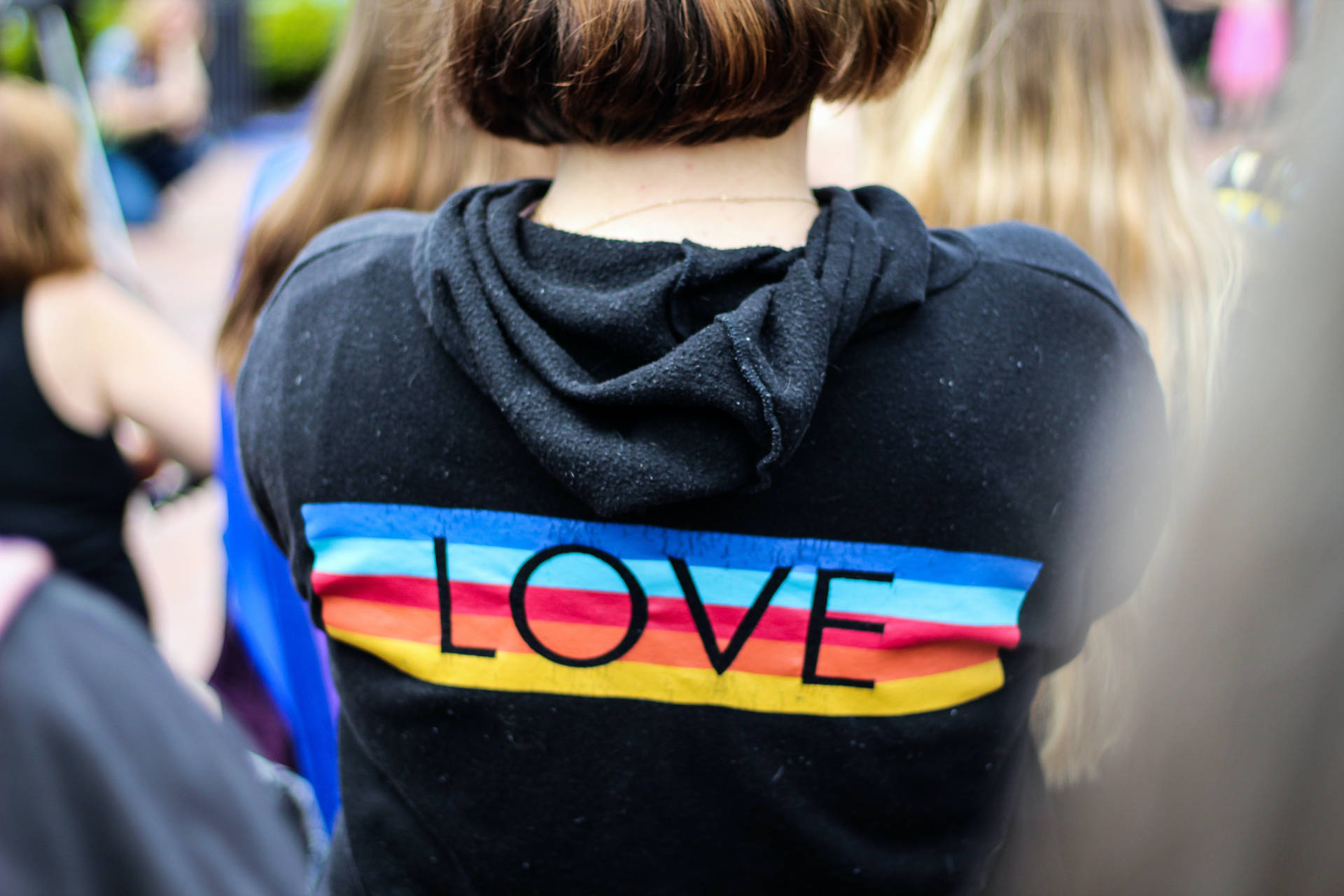 Lesbian Girl Love Hoodie Picture