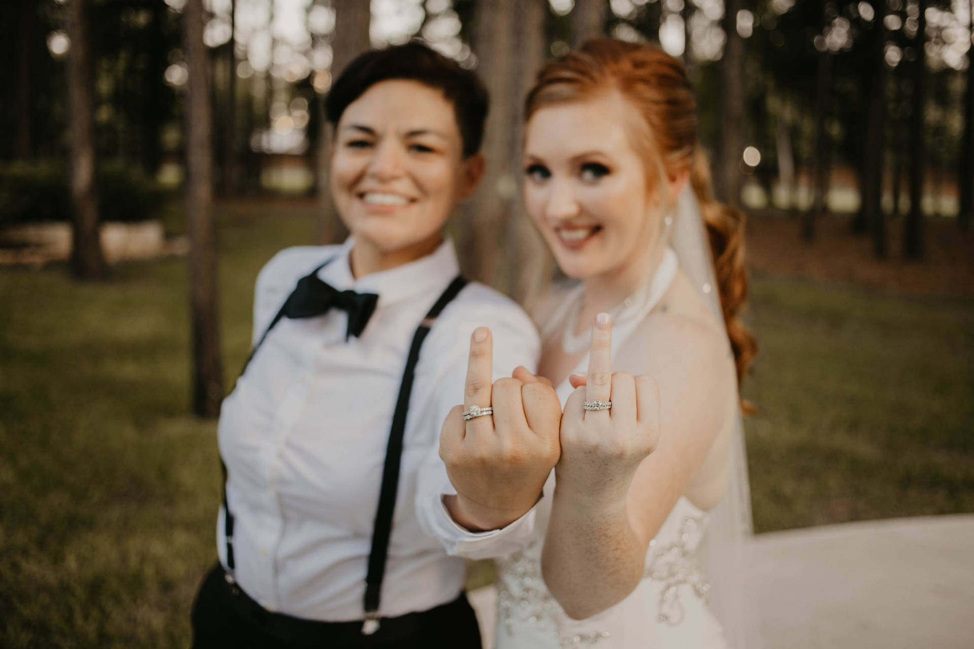 Lesbian Girl Wedding Finger Wallpaper
