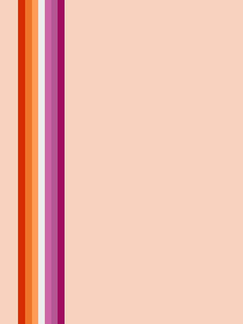 Lesbian Pride Flag Vertical Stripes Wallpaper