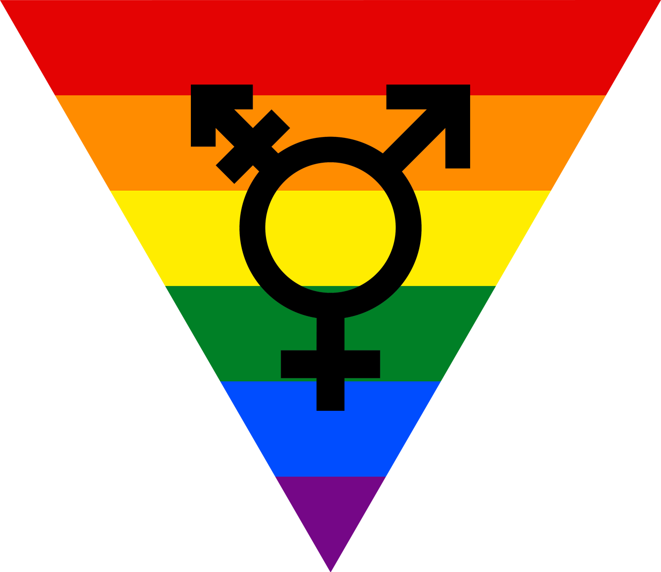 Lesbian Pride Flagwith Symbols PNG