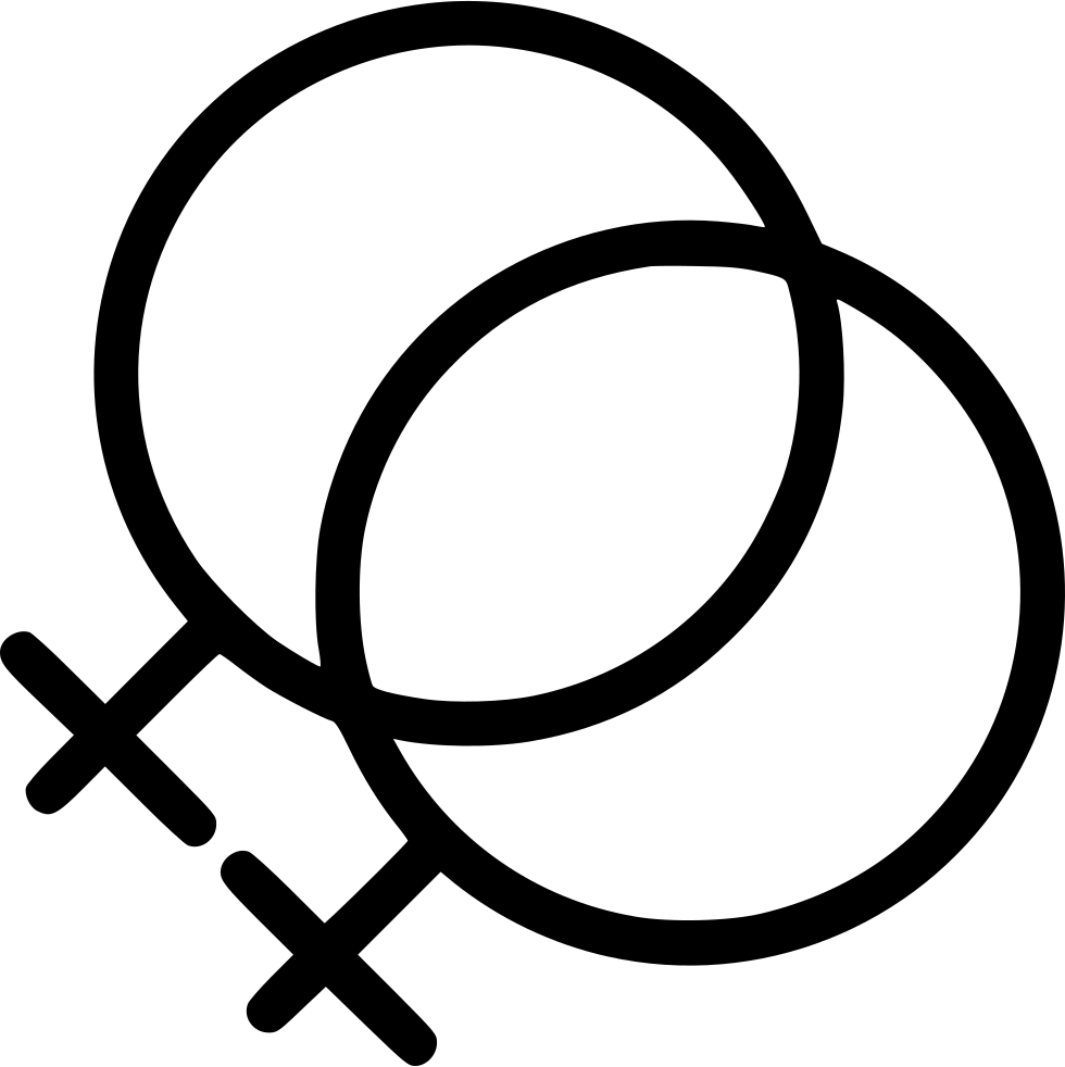 Lesbian Symbol Graphic PNG