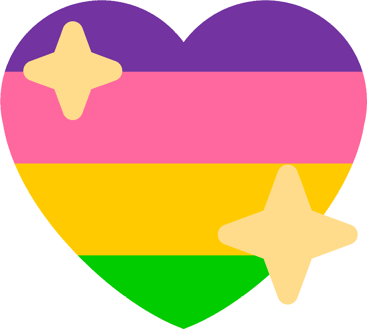 Lesbian_ Pride_ Heart_with_ Stars PNG