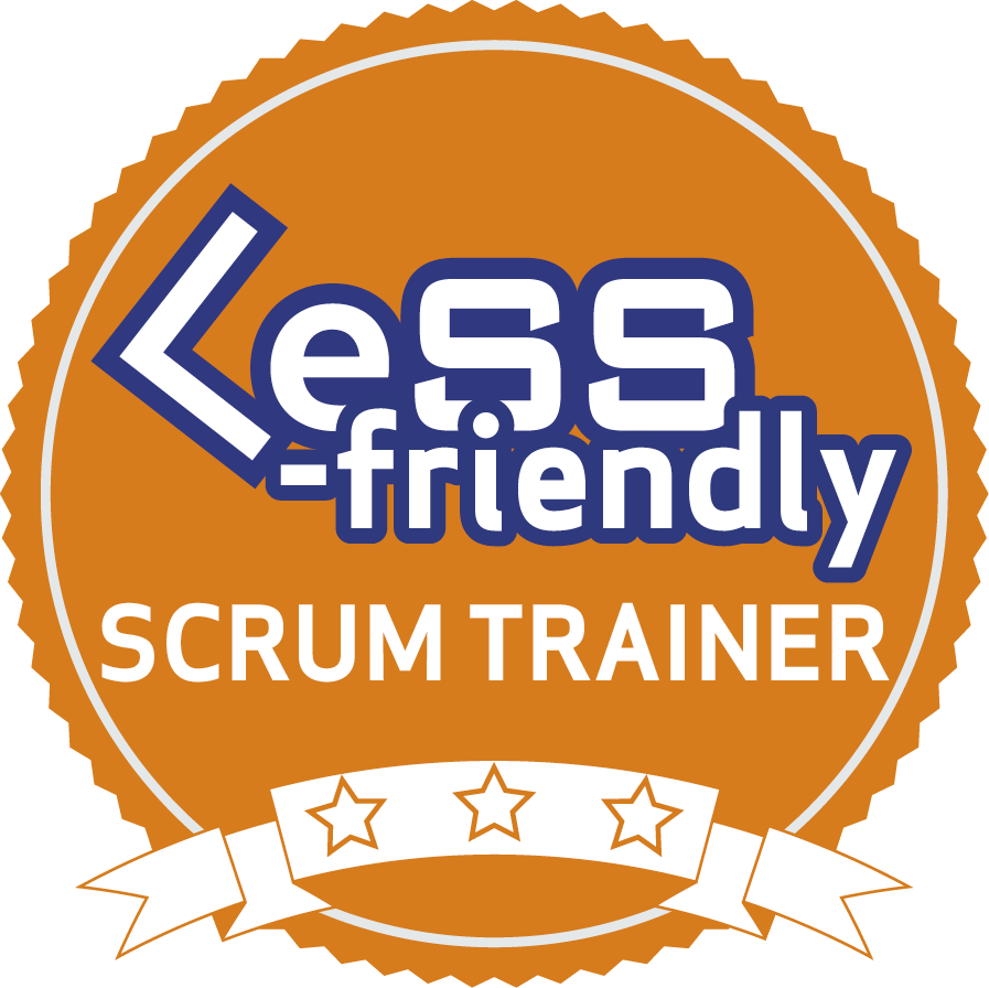 Less Friendly Scrum Trainer Badge PNG