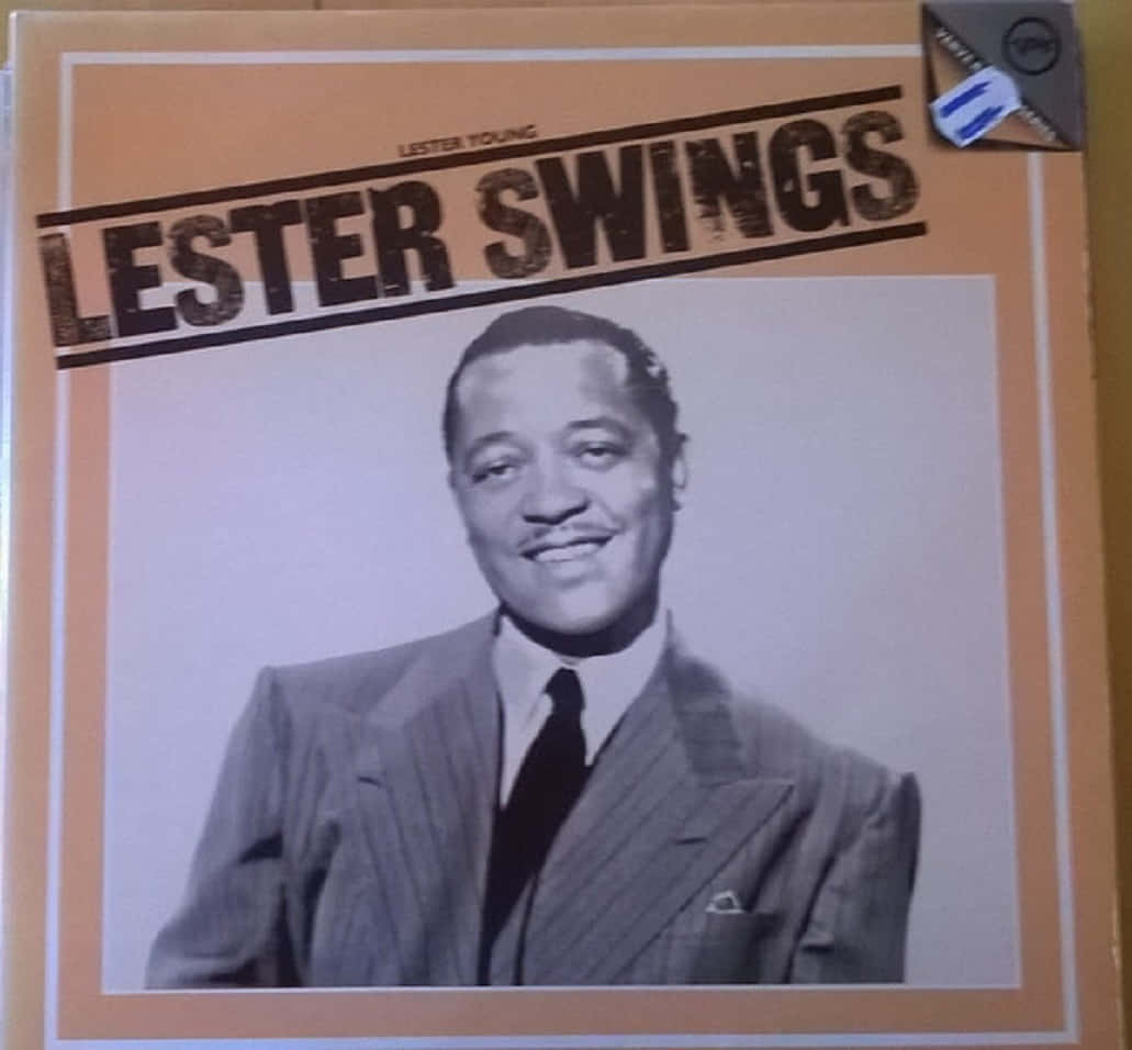 Lester Svings Af Lester Young Album Cover Tapet. Wallpaper