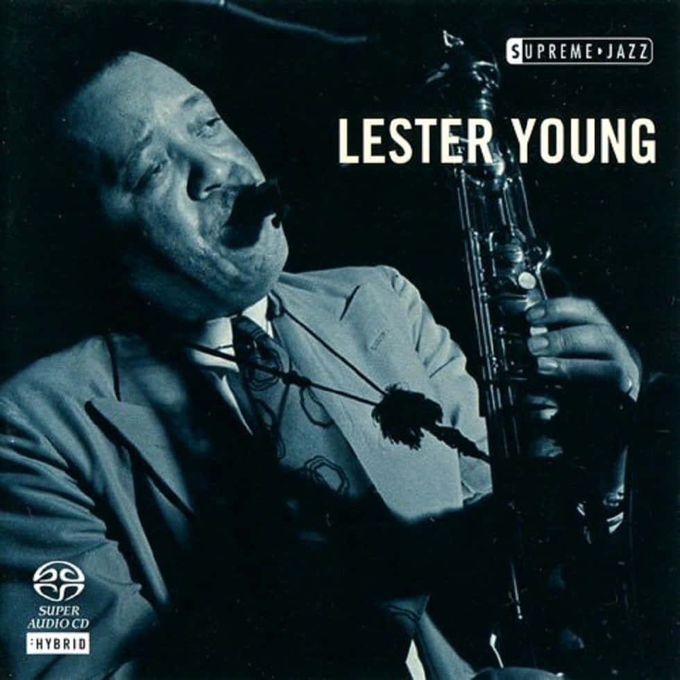 Lester Young In The Supreme Jazz Released Album Wallpaper
