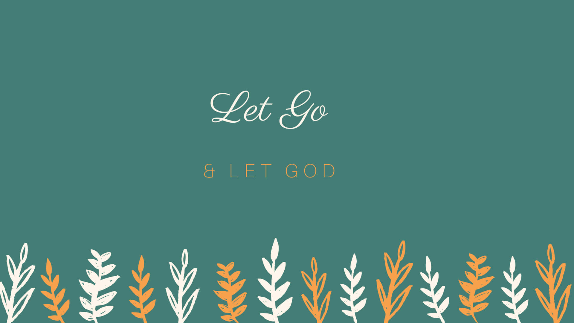 Let Go Leaves Wallpaper