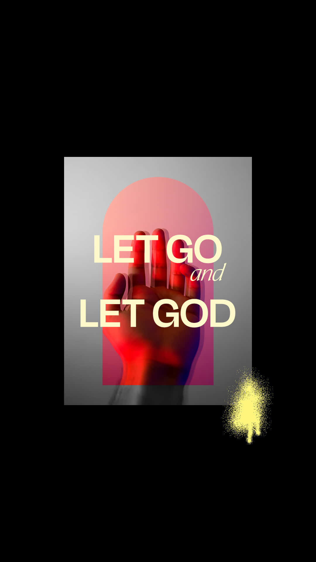 Let Go Let God Wallpaper