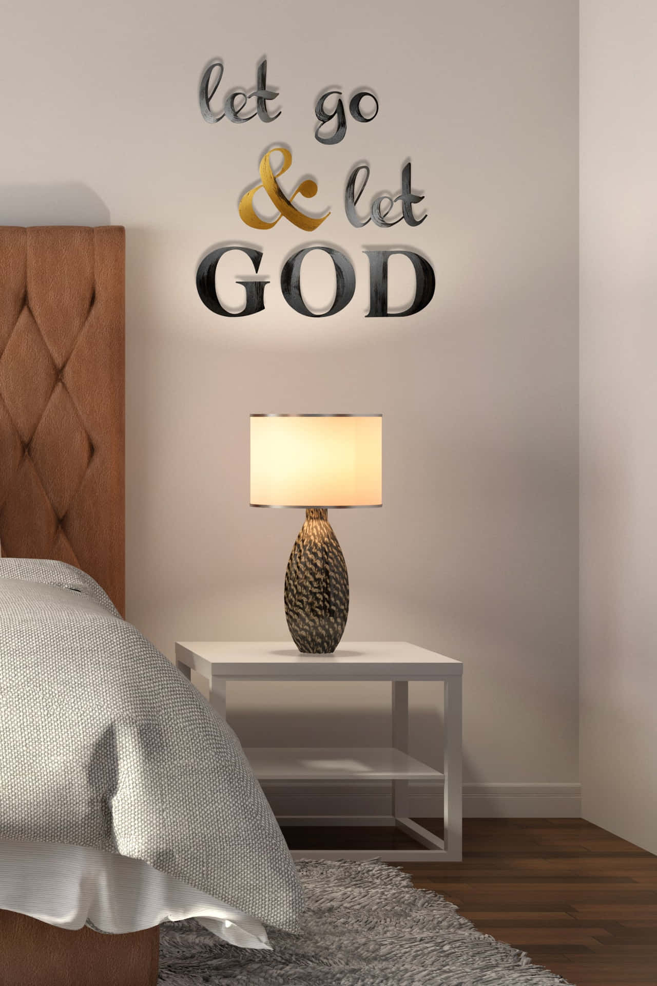 Let Go And Let God Wall Decal Wallpaper