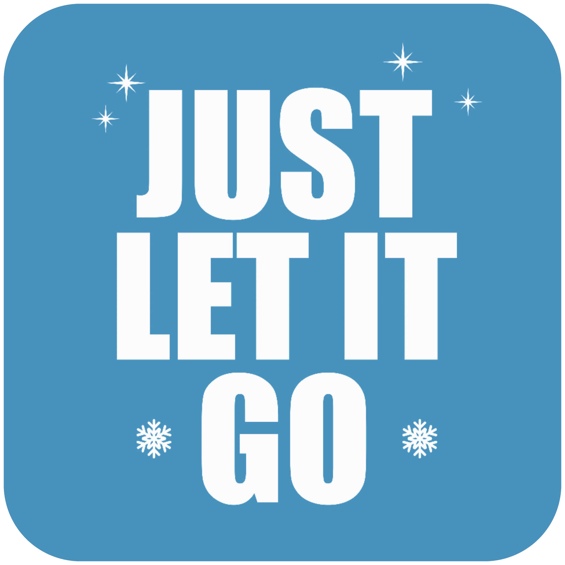 Let It Go Snow Wallpaper