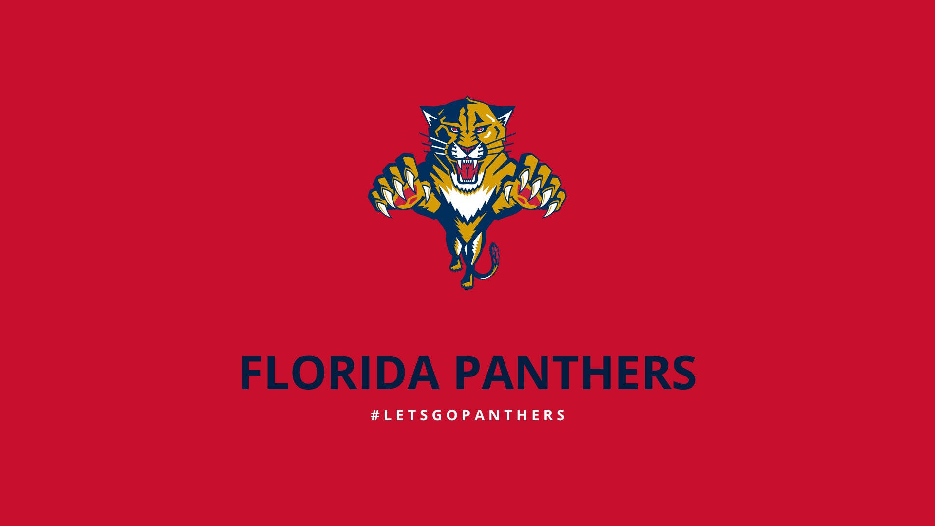 Exciting action moment in a Florida Panthers game Wallpaper