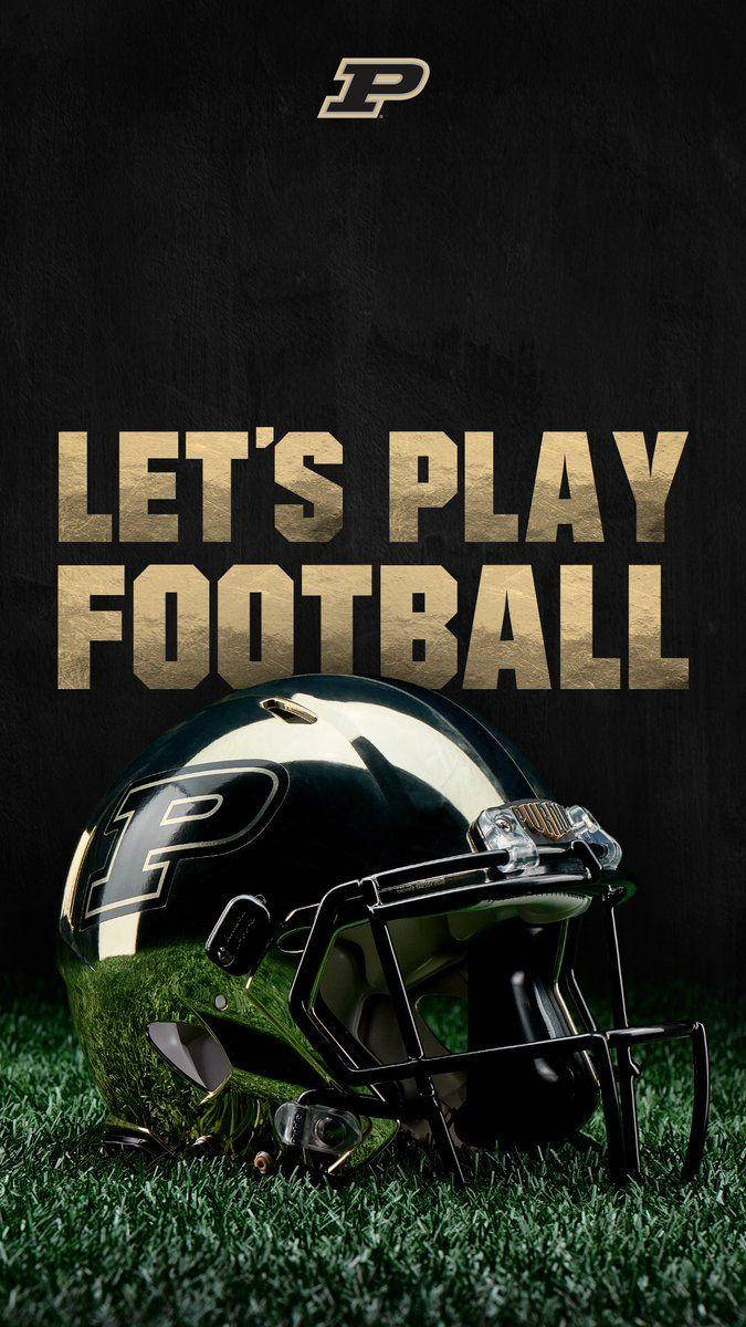 Let's Play Football Purdue University Wallpaper