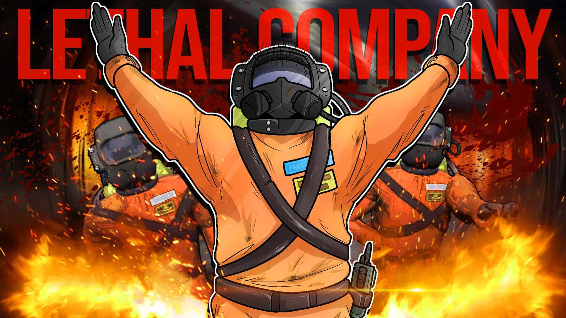 Lethal Company Explosive Action Wallpaper
