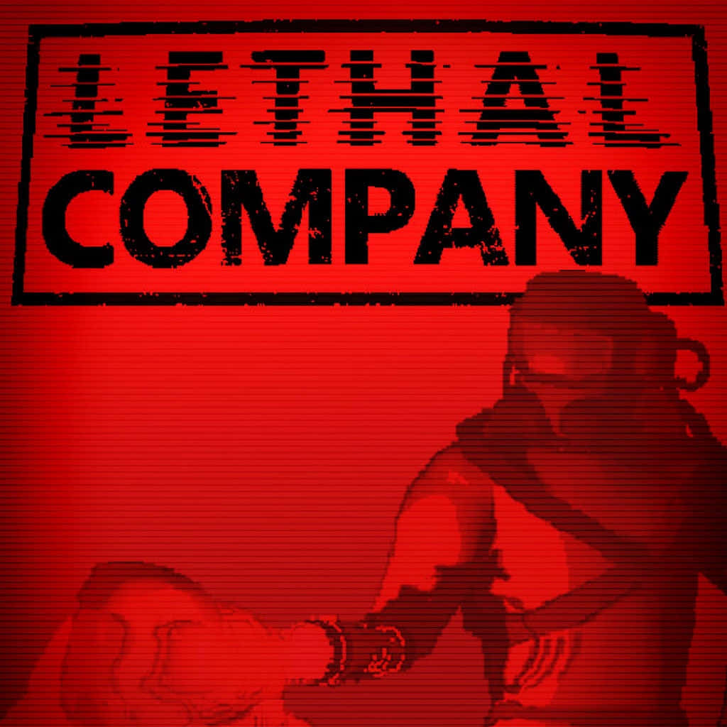 Lethal Company Red Silhouette Wallpaper