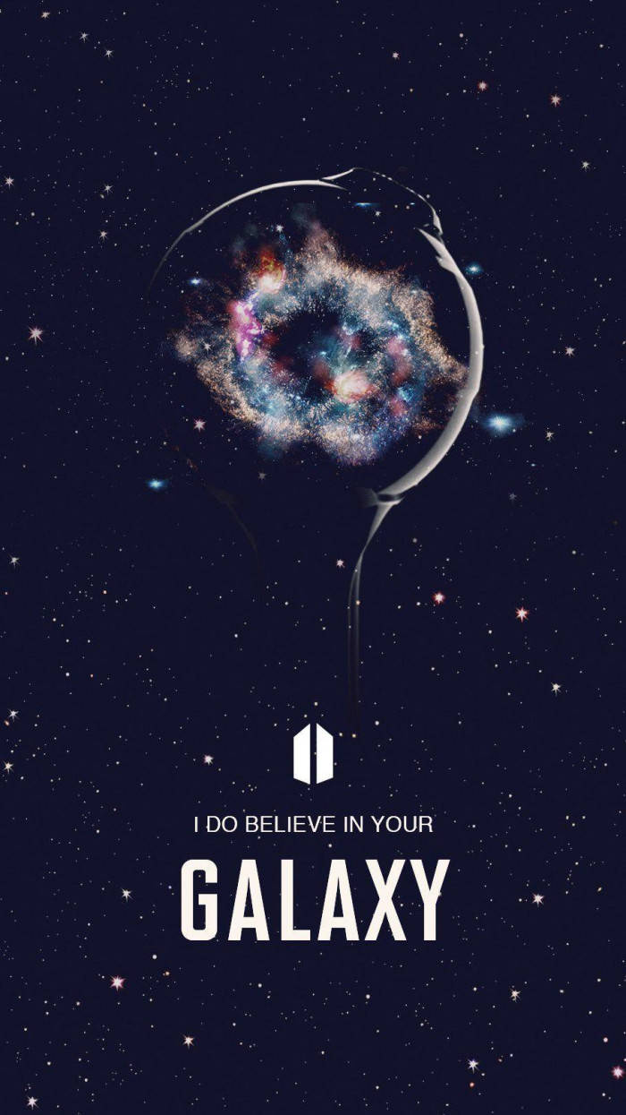 Letras De Músicas De Bts Galaxy Papel de Parede