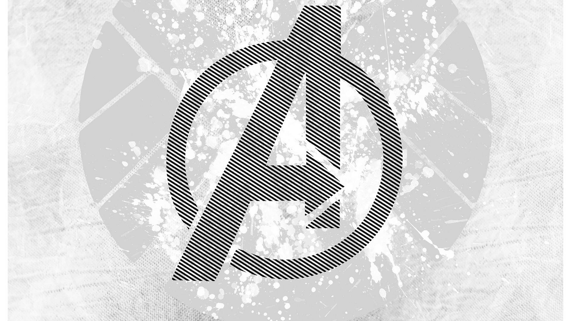Letter A Avengers Logo In White Background