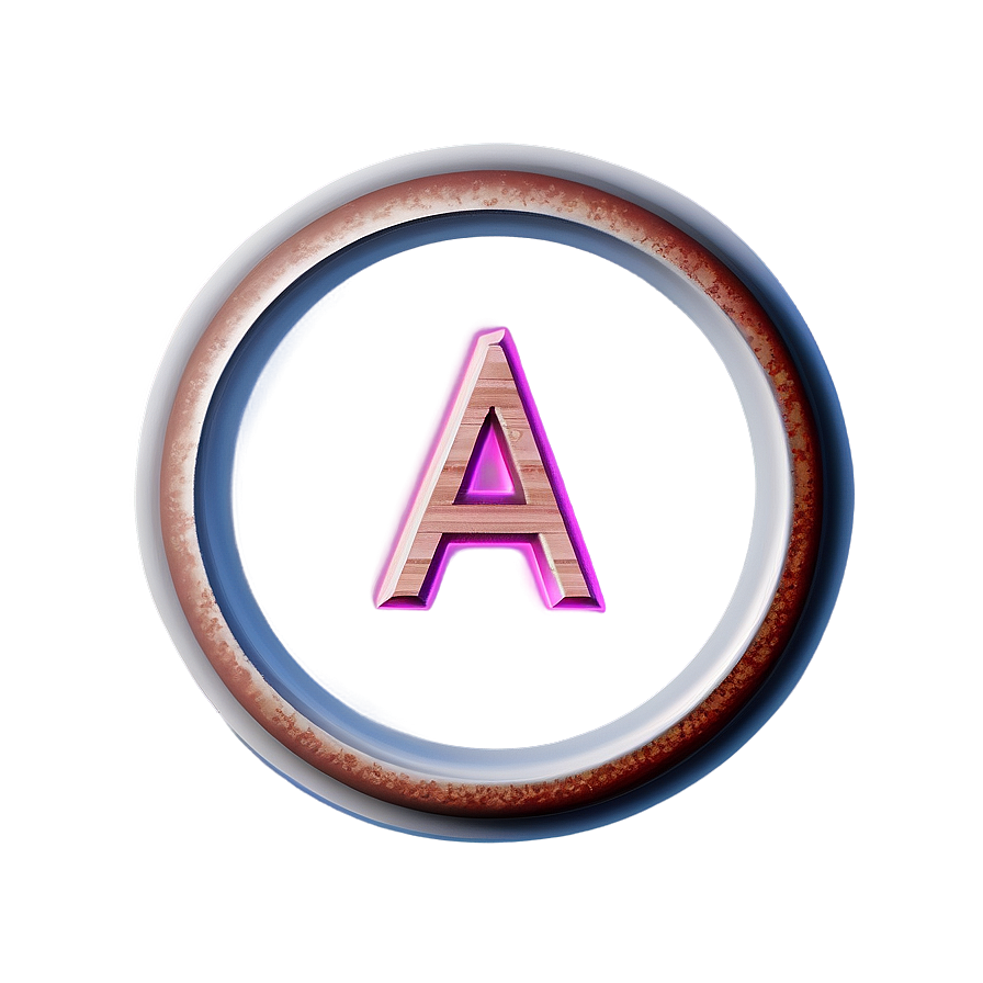 Download Letter A In Circle Png 57 | Wallpapers.com