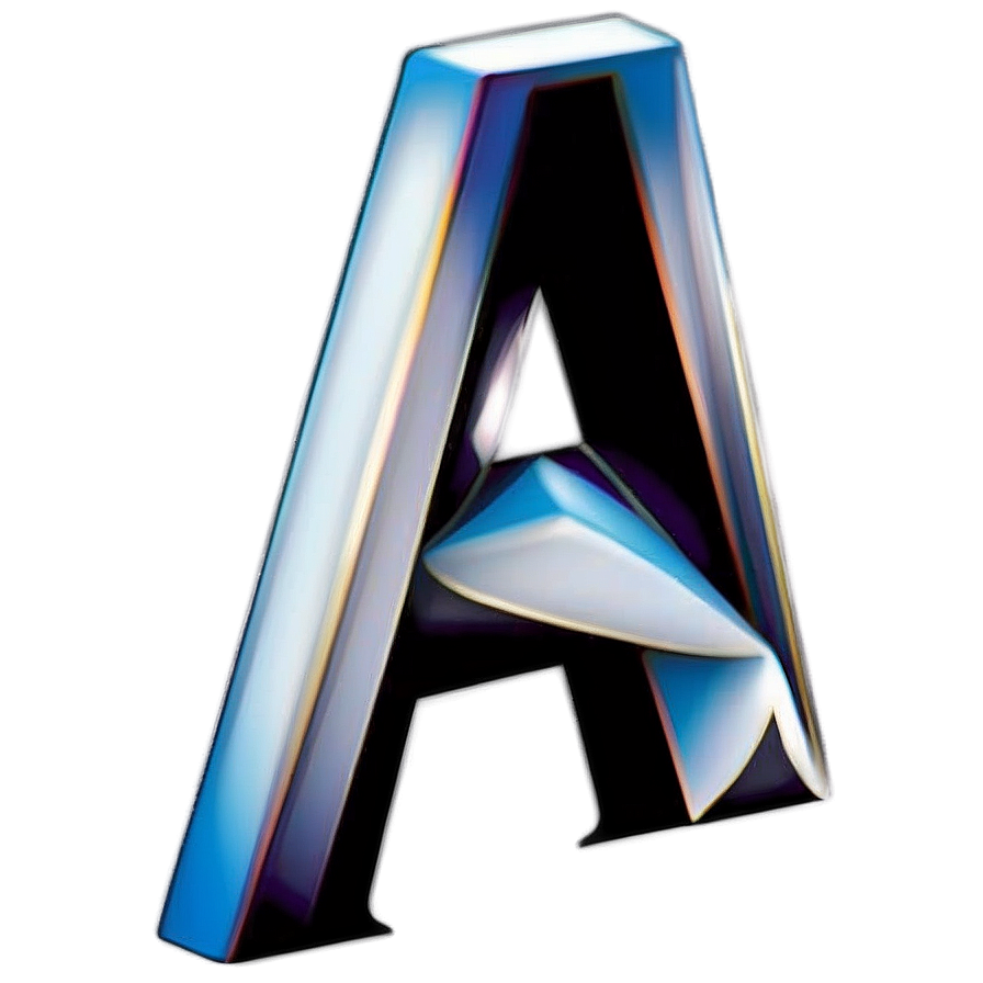 Download Letter A With Shadow Effect Png 70 | Wallpapers.com