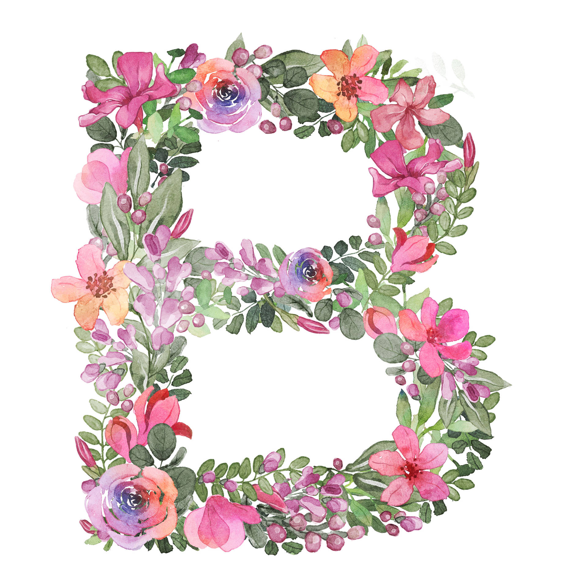 Letter B Spring Design