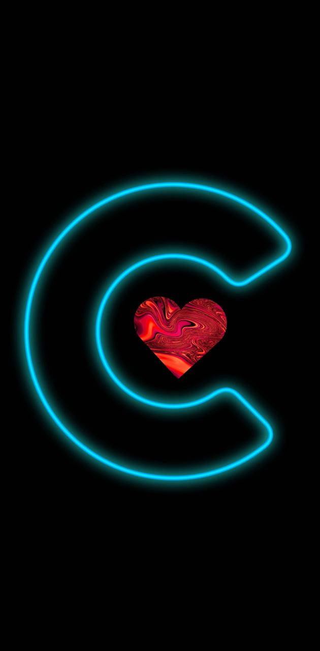 Letter C With Heart