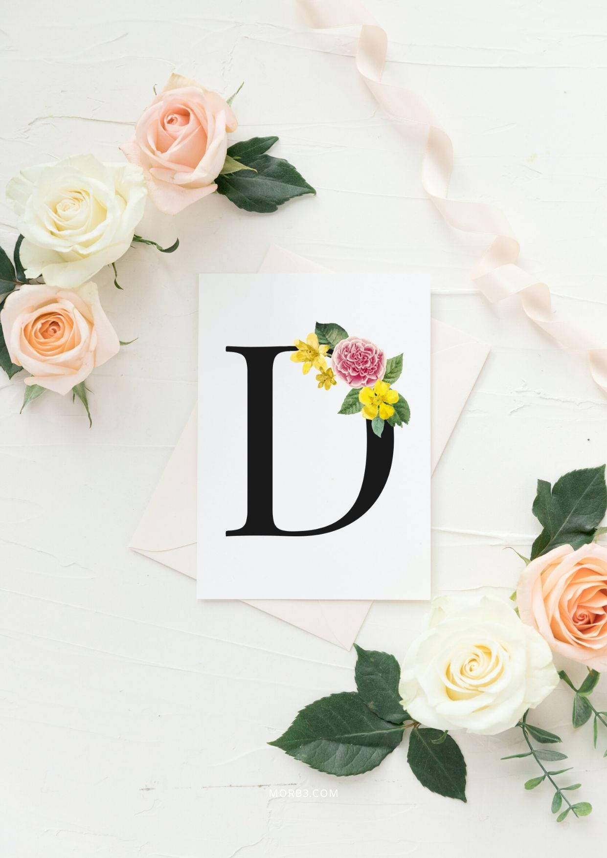 Letter D Roses Wallpaper