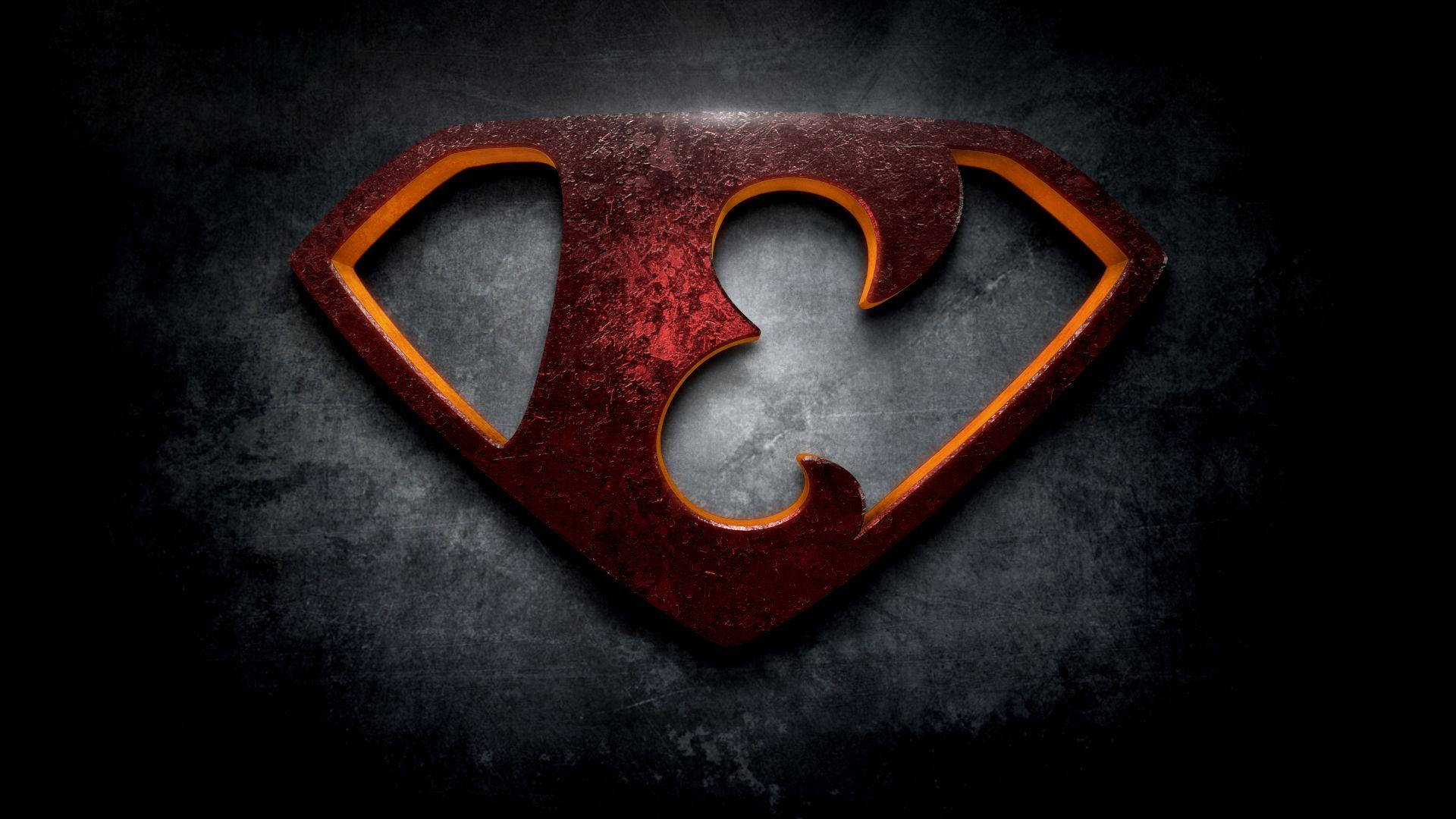 Letter E Superman Logo