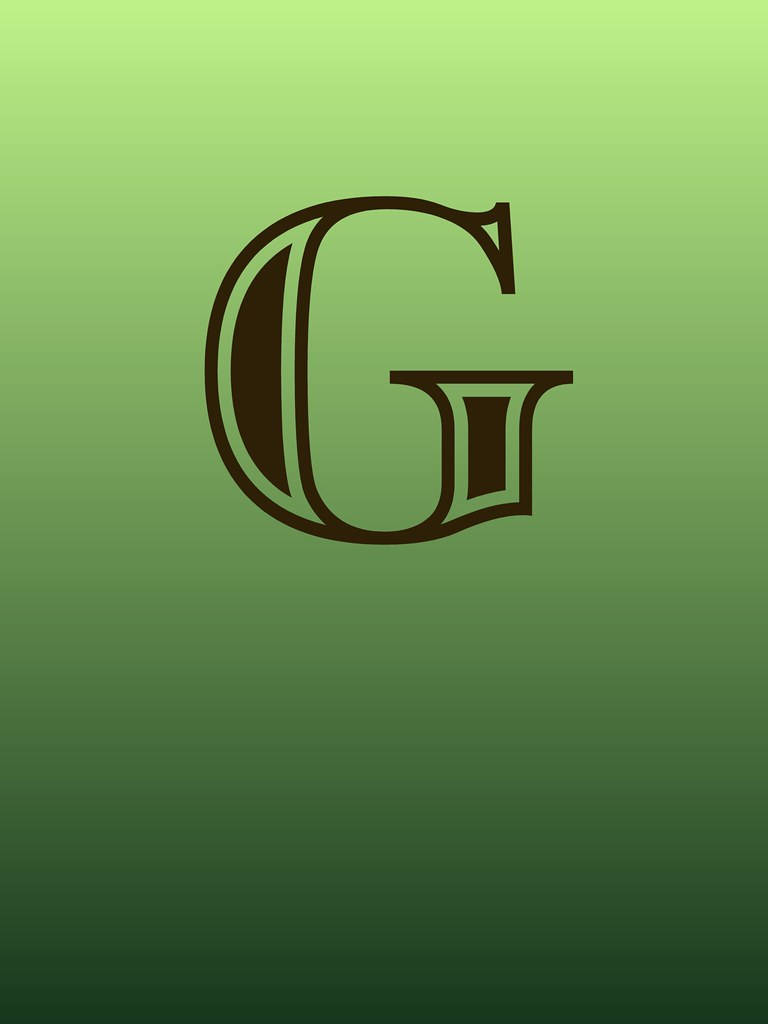 Letter G In Bookish Font Wallpaper