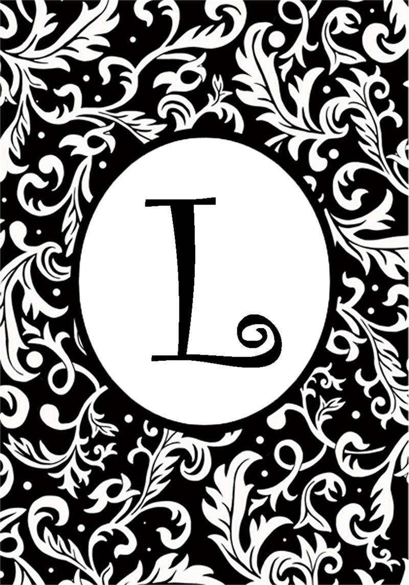 Letter L Gothic Design Wallpaper