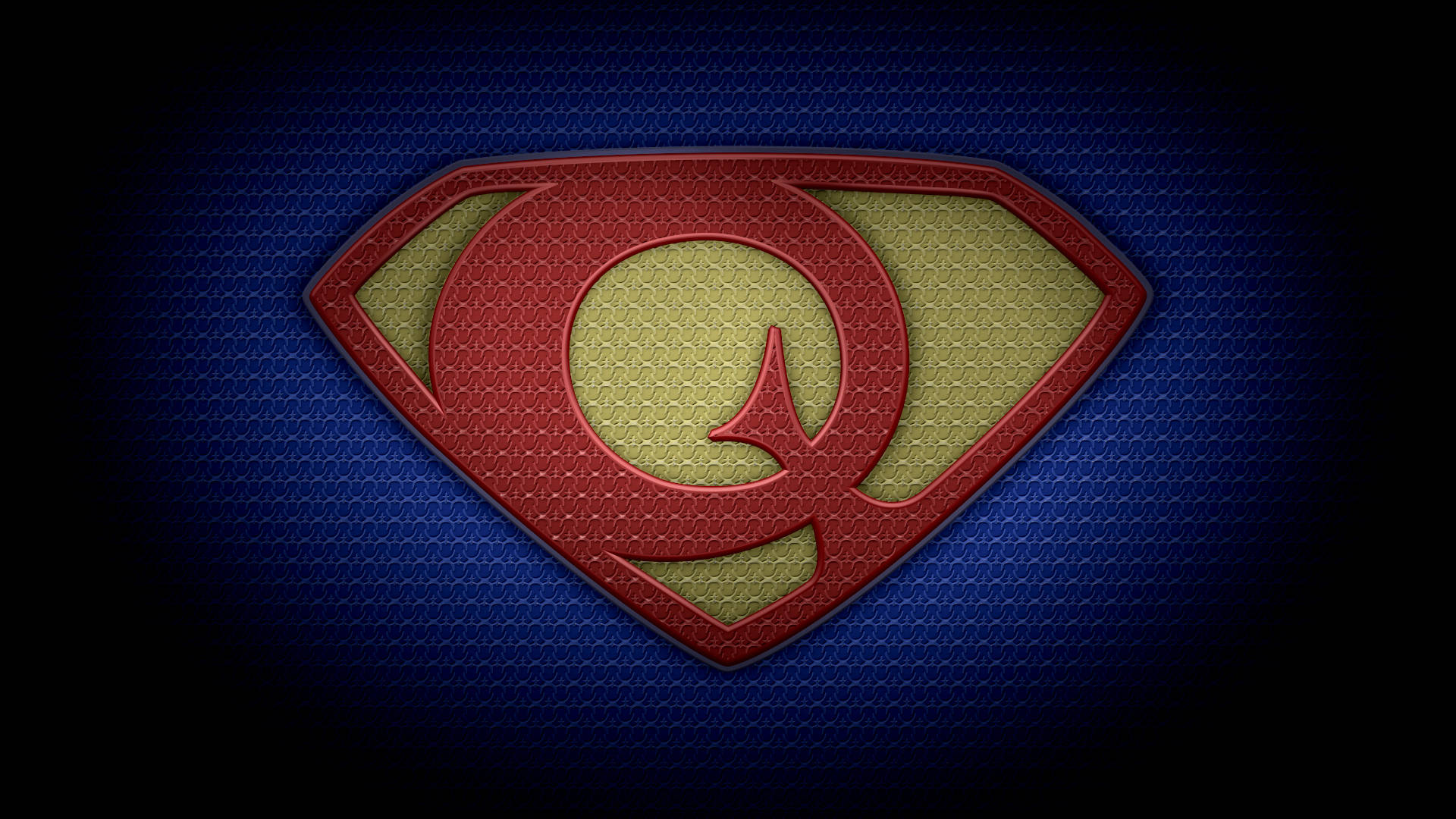 Letter Q Superman Logo