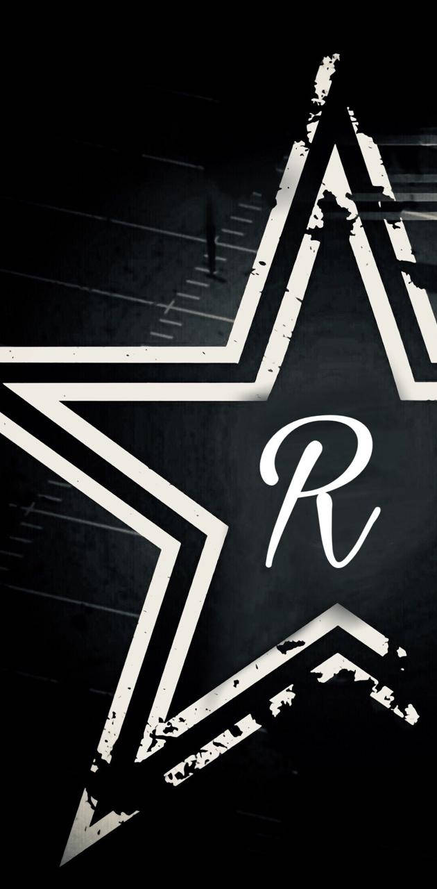 Letter R With Star Wallpaper