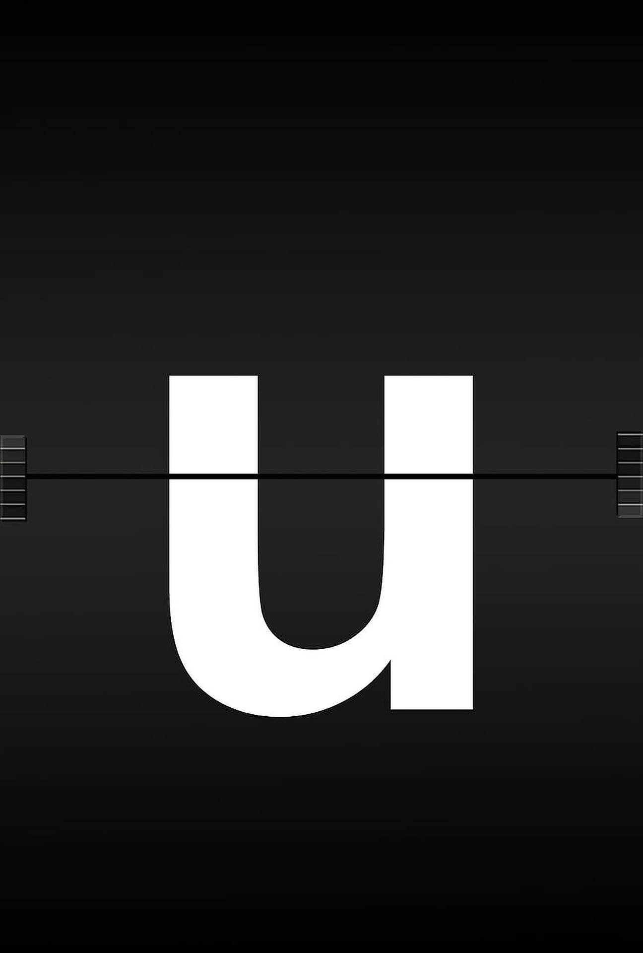 Letter U Black Logo