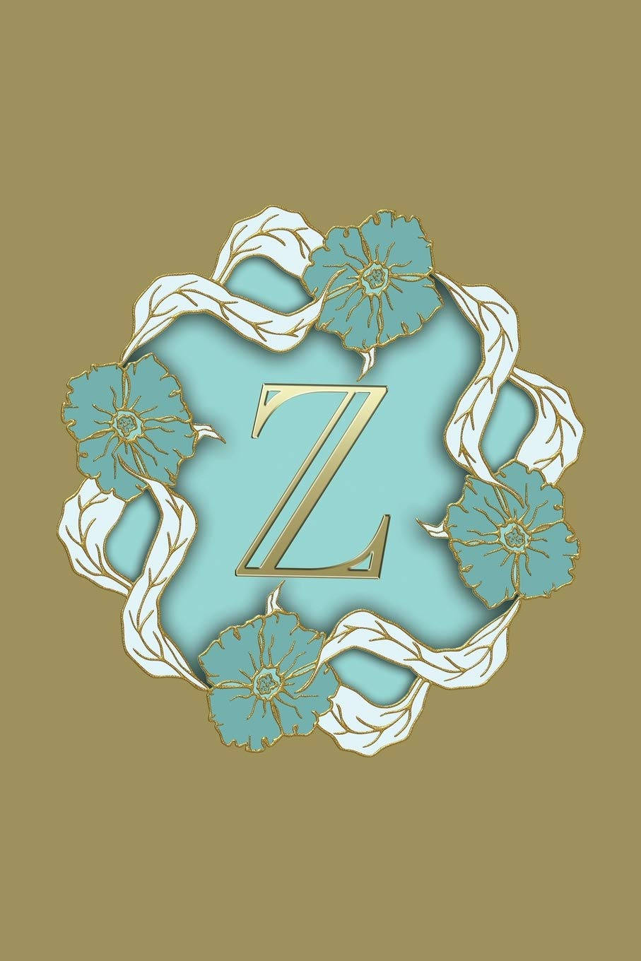 Letter Z In Fancy Gold Color Wallpaper